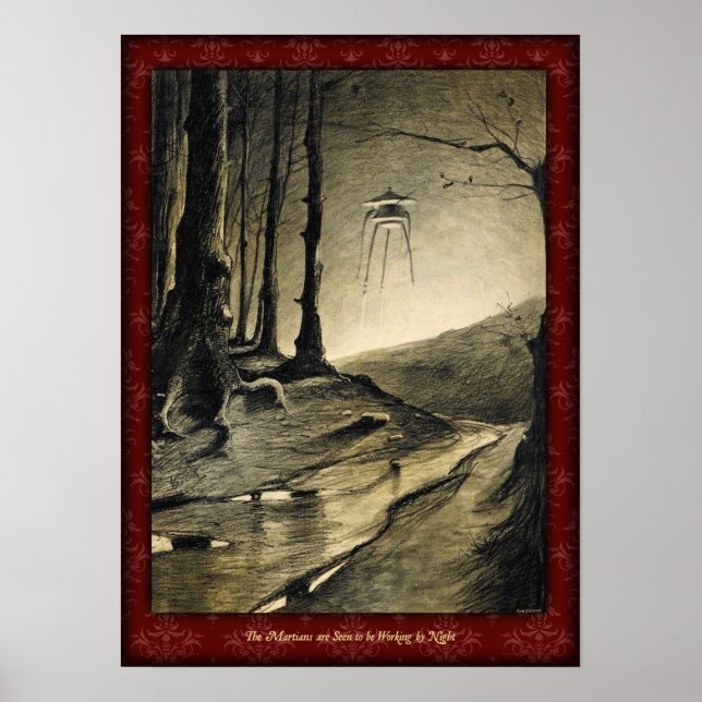 H G Wells Krig i jorden Poster 2 (Framsidan)