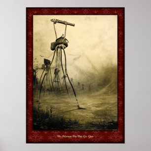 H G Wells Krig i jorden Poster 4