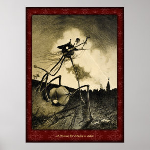 H G Wells Krig i jorden Poster 7