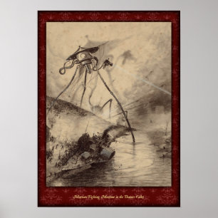 H G Wells Krig i jorden Poster 8