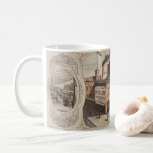 H. & H. Reiners Distillery Bygger i Brooklyn, Ny Kaffemugg