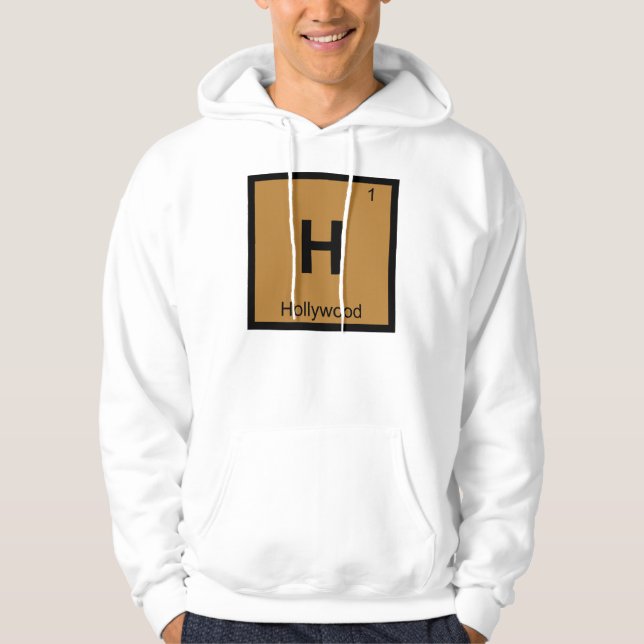 H - Hollywood City Chemistry Periodic Bord Symbol Hoodie (Framsida)