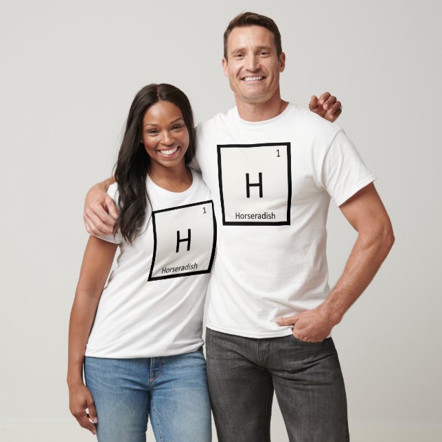 H - Horseradish Condition Chemistry Periodic Bord Tröja (Unisex)