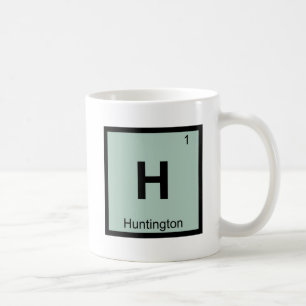 H - Huntington Väster Virginia Chemistry Symbol Kaffemugg