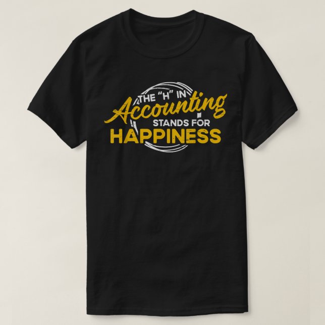 H i redovisningsstadier för affärsredovisning Ac T Shirt (Design framsida)