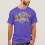 H i redovisningsstadier för affärsredovisning Ac T Shirt<br><div class="desc">H i redovisningsstadier för redovisning av lyckade konton.</div>