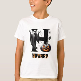 H Initial Bus eller godis Cute Halloween T Shirt