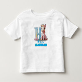 H is for Hannah – Custom Toddler Shirt T