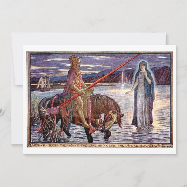 H J Ford Vintage Illustration Kung Arthur (Framsida)