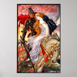 H J Ford Vintage Illustration Poster