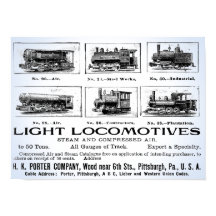 H K Porter & Co.Light Locomotives Poster