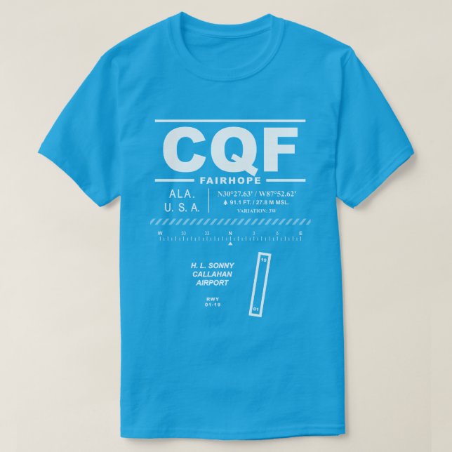 H. L. Sonny Callahan Airport CQF T Shirt (Design framsida)