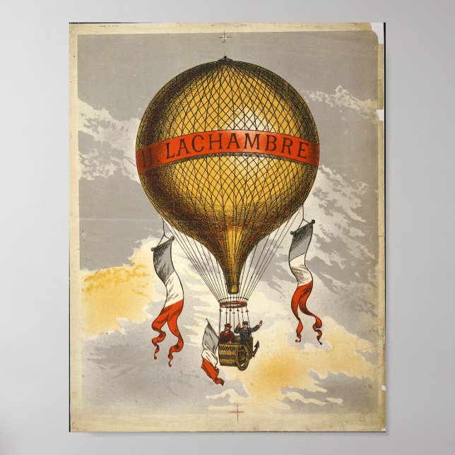 H. Lachambre Hett Luft Baloon Poster (Framsidan)