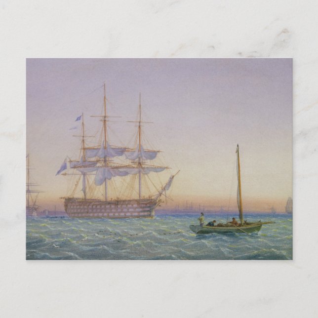 H.M. Frigater i Anchor Vykort (Framsida)
