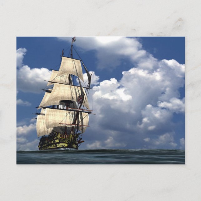 H.M.S. Seger Vykort (Framsida)