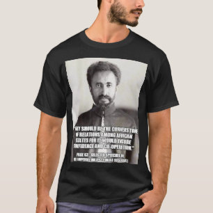 H M S SELASSIE Basic Mörk T-Shirt