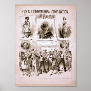 H.M.S. Skyddsförklädevintageteater Poster
