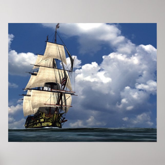 H M S Victory Poster (Framsidan)