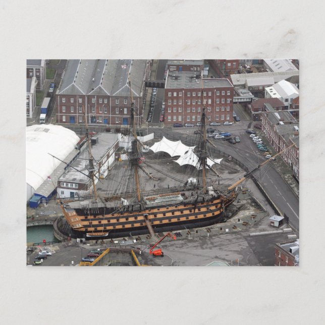 H.M.S. Victory Vykort (Framsida)