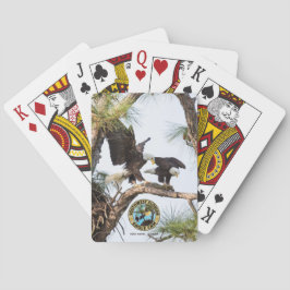 H & M som leker kort Kortlek