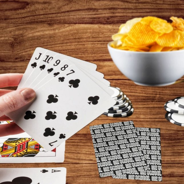 H. Metall Translucent-Wht Casinokort (Play some poker, whenever you're on break from school, to get you back in study mode!)