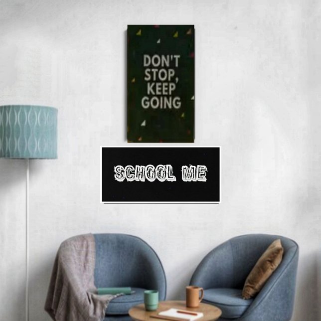 H. Metall Translucent-Wht Poster (Display this cool sign, which is appropriate, for your dorm room, or bedroom!)