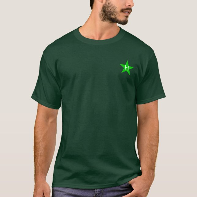 H-Musikband stjärna Tee Shirt (Framsida)