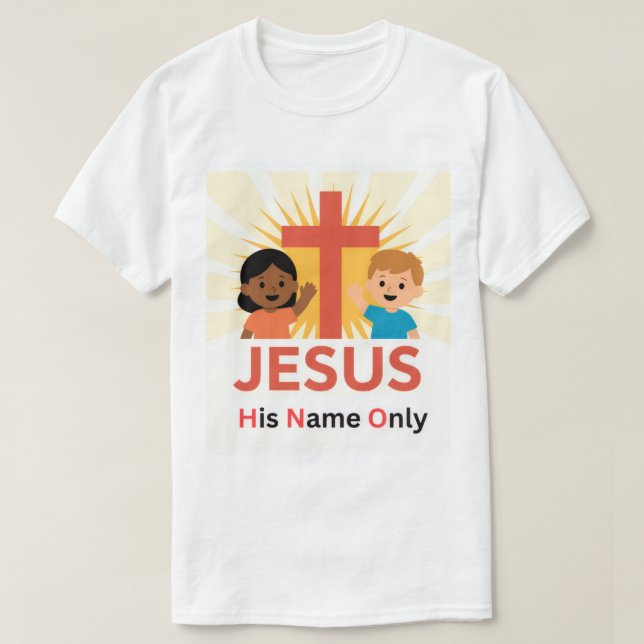 H.N.O. - His Name Only (New Logo) T Shirt (Design framsida)