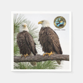 H&O Eagle Cam Cocktail Pappra Napkins Pappersservett