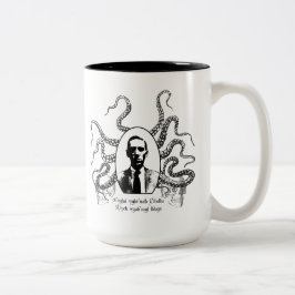 H.P. Lovecraft Råna av doomen Två-Tonad Mugg