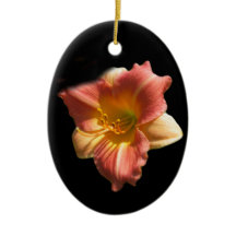 H. Prairie Blommar Daylily Ceramic Ornament