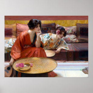 H. Siddons Mowbray Idle Timme Poster