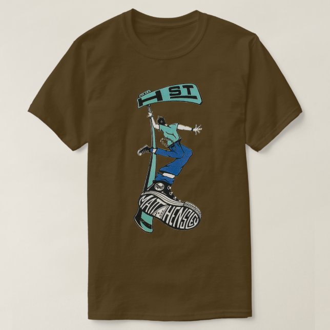 H-skateboard-design T Shirt (Design framsida)