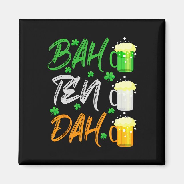 H Ten Dah Rtender Rtender Ölfantastisk St Patricks Magnet (Framsidan)