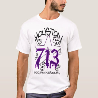 H-TOWN RIDAZ SOM BEKLÄR - HOUSTON 713 PURP TRÖJA