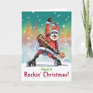 Ha a, den Rockin julkortet Helgkort