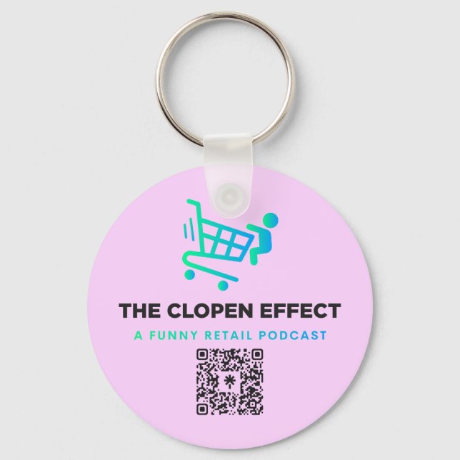 Ha alltid med dig Clopen-effekten Nyckelring (Baksida)