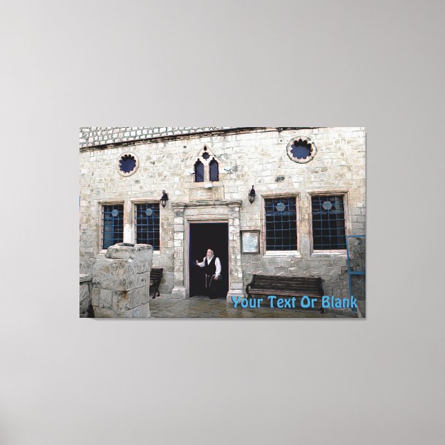 Ha-Ari Ashkenazi Shul - Tzfat Canvastryck (Framsida)