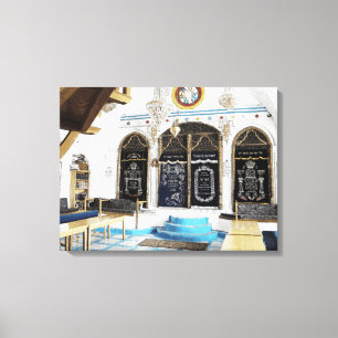 Ha-Ari Sepahrdi Shul - Tzfat Canvastryck