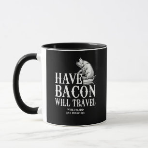 Ha bacon att ska reser mugg