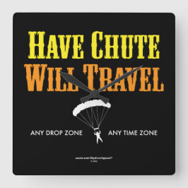 Ha banan att ska reser fyrkantig klocka