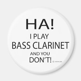 Ha Bass Clarinet Magnet