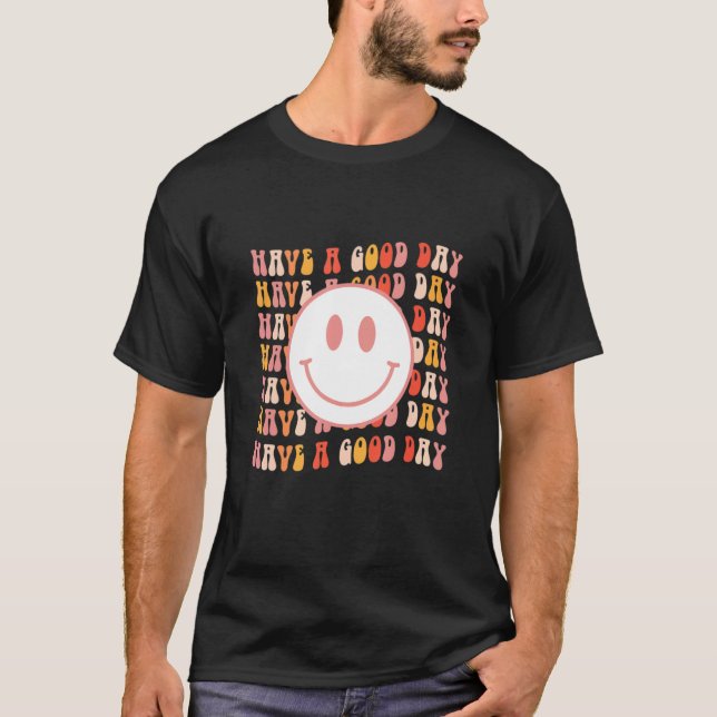 ha Bra daglig rekreativ groovy och blombedövning T Shirt (Framsida)