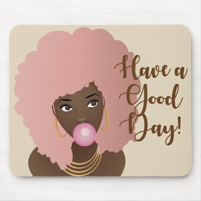 Ha Bra Day, Black Woman w/Rosa Afro Musmatta (Framsidan)