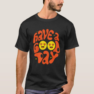Ha Bra Day Retro Smile Ansikte Aesthetic Trend T Shirt