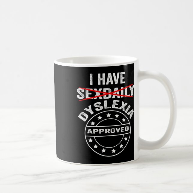 Ha daglig dyslexi kaffemugg (Höger)
