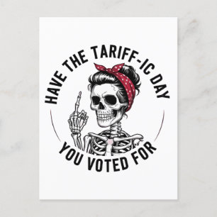 Ha den Tarrafic-dagen du röstat på Anti Trump Inbjudan Vykort