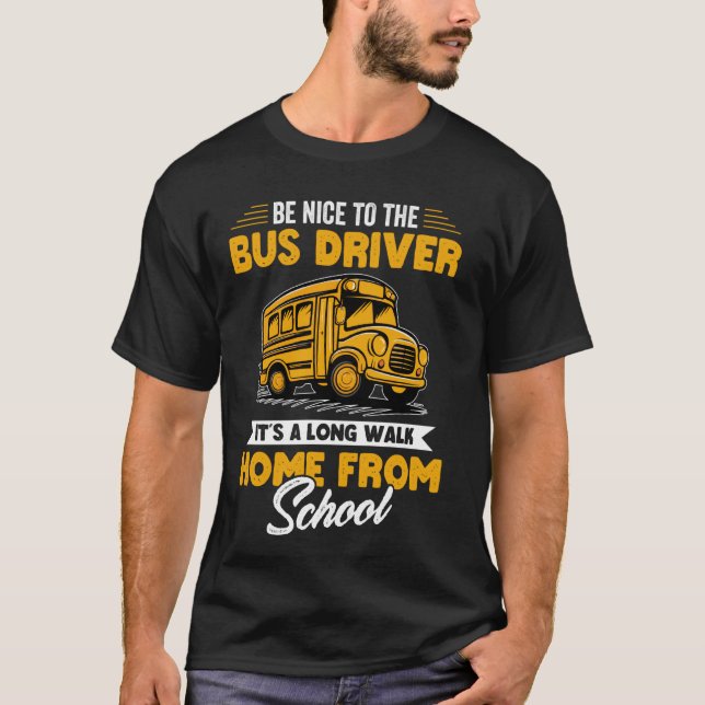 Ha det bra till Buss-drivrutinens funktionsliga Bu T Shirt (Framsida)