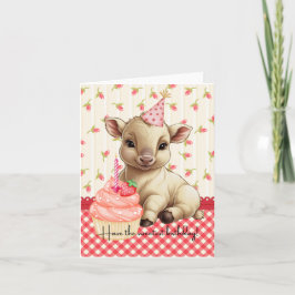 Ha det sötaste födelsedagskortet kort