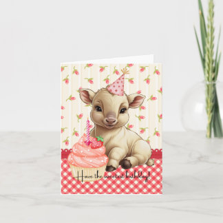 Ha det sötaste födelsedagskortet kort